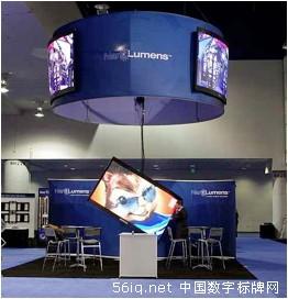 創(chuàng)新超薄無(wú)縫數(shù)字壁紙顯示器閃耀紐約,多媒體信息發(fā)布系統(tǒng),數(shù)字告示,數(shù)字標(biāo)牌,digital signage