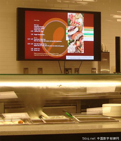 快餐店中的數(shù)字標(biāo)牌：數(shù)字菜單系統(tǒng),信息顯示系統(tǒng),多媒體信息發(fā)布系統(tǒng),數(shù)字標(biāo)牌,digital signage