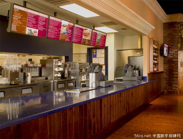 快餐店中的數(shù)字標(biāo)牌：數(shù)字菜單系統(tǒng),信息顯示系統(tǒng),多媒體信息發(fā)布系統(tǒng),數(shù)字標(biāo)牌,digital signage