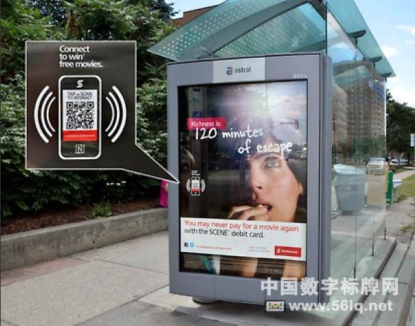 “智能海報(bào)”搭載NFC技術(shù)之戶外案例研究,信息顯示系統(tǒng),多媒體信息發(fā)布系統(tǒng),數(shù)字標(biāo)牌,digital signage