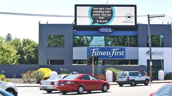 澳大利亞借助戶外廣告牌發(fā)起的安全倡議,信息顯示系統(tǒng),多媒體信息發(fā)布系統(tǒng),數(shù)字告示,數(shù)字標牌,digital signage