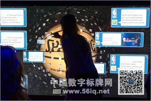 NBA金州勇士隊采用社交媒體和數(shù)字看板集成技術,信息顯示系統(tǒng),多媒體信息發(fā)布系統(tǒng),數(shù)字標牌,數(shù)字告示，digital signage