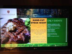 高爾夫中心聯(lián)手鄉(xiāng)村俱樂部打造數(shù)字標(biāo)牌私人網(wǎng)絡(luò),信息顯示系統(tǒng),多媒體信息發(fā)布系統(tǒng),數(shù)字標(biāo)牌,數(shù)字告示，digital signage