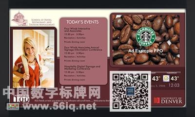 數(shù)字標(biāo)牌網(wǎng)絡(luò)打開廣告商進(jìn)駐校園之門,信息顯示系統(tǒng),多媒體信息發(fā)布系統(tǒng),數(shù)字標(biāo)牌,數(shù)字告示，digital signage