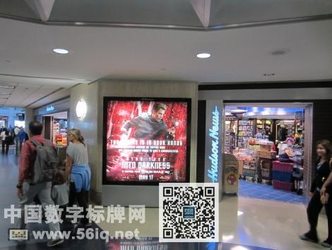 美四大機(jī)場(chǎng)使用數(shù)字標(biāo)牌宣傳星際迷航新電影,信息顯示系統(tǒng),多媒體信息發(fā)布系統(tǒng),數(shù)字標(biāo)牌,數(shù)字告示，digital signage