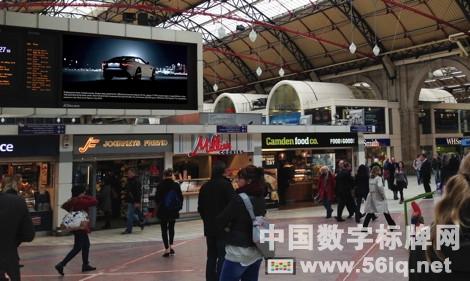 倫敦維多利亞車站新增大型數(shù)字廣告牌,數(shù)字標(biāo)牌,數(shù)字告示，digital signage