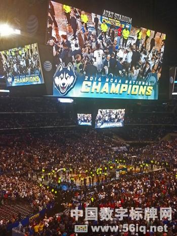 數(shù)字標牌助陣美國NCAA半決賽,信息顯示系統(tǒng),多媒體信息發(fā)布系統(tǒng),數(shù)字標牌,數(shù)字告示，digital signage