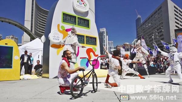 多倫多數(shù)字標(biāo)牌倒數(shù)迎接2015泛美超泛美運(yùn)動(dòng)會(huì),多媒體信息發(fā)布系統(tǒng),數(shù)字標(biāo)牌,數(shù)字告示，digital signage