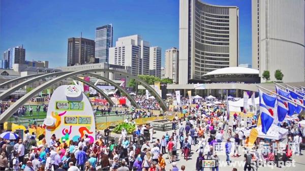 多倫多數(shù)字標(biāo)牌倒數(shù)迎接2015泛美超泛美運(yùn)動(dòng)會(huì),多媒體信息發(fā)布系統(tǒng),數(shù)字標(biāo)牌,數(shù)字告示，digital signage