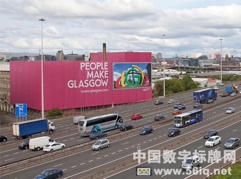 蘇格蘭最卓越的戶外數(shù)字廣告在格拉斯哥初次登臺(tái),多媒體信息發(fā)布系統(tǒng),數(shù)字標(biāo)牌,數(shù)字告示，digital signage