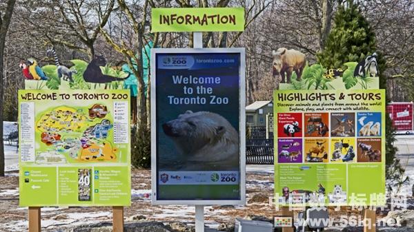 世界各地的動(dòng)物園掀起部署數(shù)字標(biāo)牌熱,多媒體信息發(fā)布系統(tǒng),數(shù)字標(biāo)牌,數(shù)字告示，digital signage