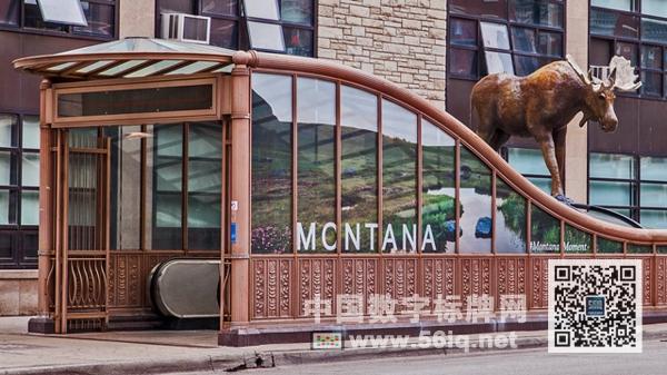 戶外數(shù)字廣告將蒙大拿廣闊天空帶到紐約,多媒體信息發(fā)布系統(tǒng),數(shù)字標(biāo)牌,數(shù)字告示，digital signage