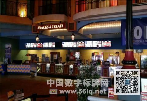 全美第四大影院Carmike用數(shù)字標(biāo)牌激活小賣部,多媒體信息發(fā)布系統(tǒng),數(shù)字標(biāo)牌,數(shù)字告示，digital signage