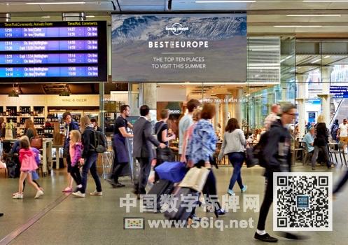 英國戶外數(shù)字標牌展現(xiàn)歐洲最佳旅游點,多媒體信息發(fā)布系統(tǒng),數(shù)字標牌,數(shù)字告示，digital signage