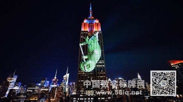 數(shù)字標(biāo)牌在帝國大廈發(fā)送“野性呼喚”,多媒體信息發(fā)布系統(tǒng),數(shù)字標(biāo)牌,數(shù)字告示，digital signage