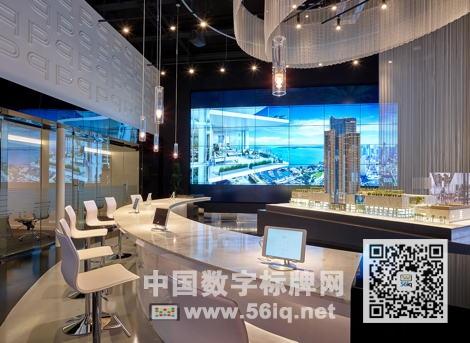 LCD視頻墻幫助房產(chǎn)商銷售佛羅里達(dá)公寓,多媒體信息發(fā)布系統(tǒng),數(shù)字標(biāo)牌,數(shù)字告示，digital signage