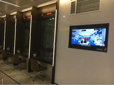 溫州鹿城農(nóng)村合作銀行大廈引進(jìn)56iq信息發(fā)布系統(tǒng),多媒體信息發(fā)布系統(tǒng),數(shù)字標(biāo)牌,數(shù)字告示，digital signage