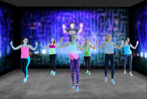 Uniigym的虛擬互動(dòng)健身系統(tǒng),多媒體信息發(fā)布系統(tǒng),數(shù)字標(biāo)牌,數(shù)字告示，digital signage