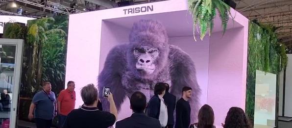 TRISON在ISE 2022|創(chuàng)意展示秒殺一眾參展商,多媒體信息發(fā)布系統(tǒng),數(shù)字標(biāo)牌,數(shù)字告示，digital signage